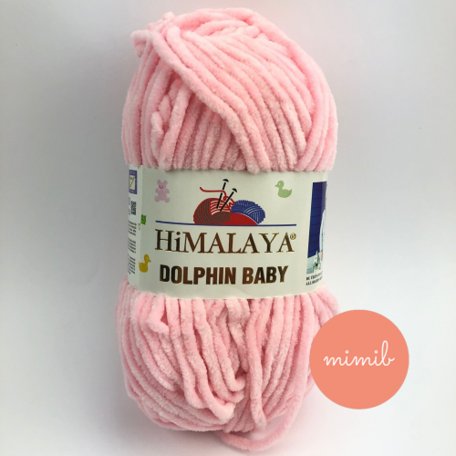 Dolphin Baby 80319 - közepes rózsaszín